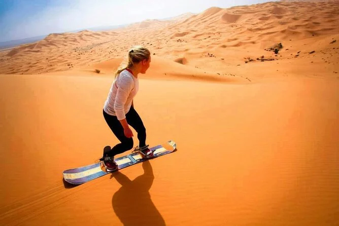 sandboarding desert