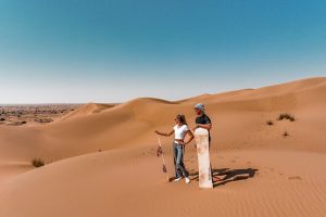 sandboarding desert